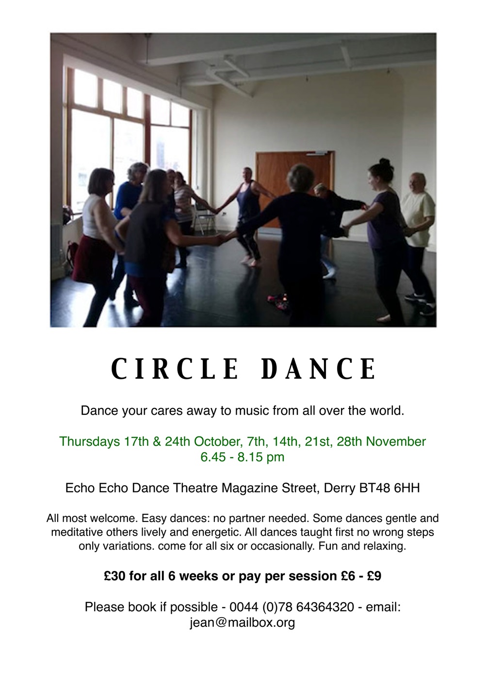 Circle Dance flyer Oct24